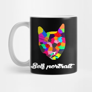 cat portrait Mug